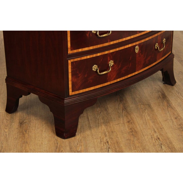 Hickory White American Masterpiece Collection Mahogany Inlaid Armoire For Sale - Image 11 of 13