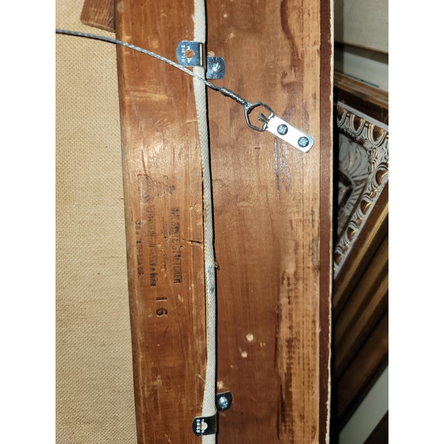 FIne Art Oil Painting by s.d. Gilchrist Sykes, c.1944 For Sale - Image 9 of 9