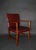 Set of Armchairs of Burgundy Red Leather Teak by Ole Wanscher for A.J. Iversen, 1950s For Sale - Image 13 of 13