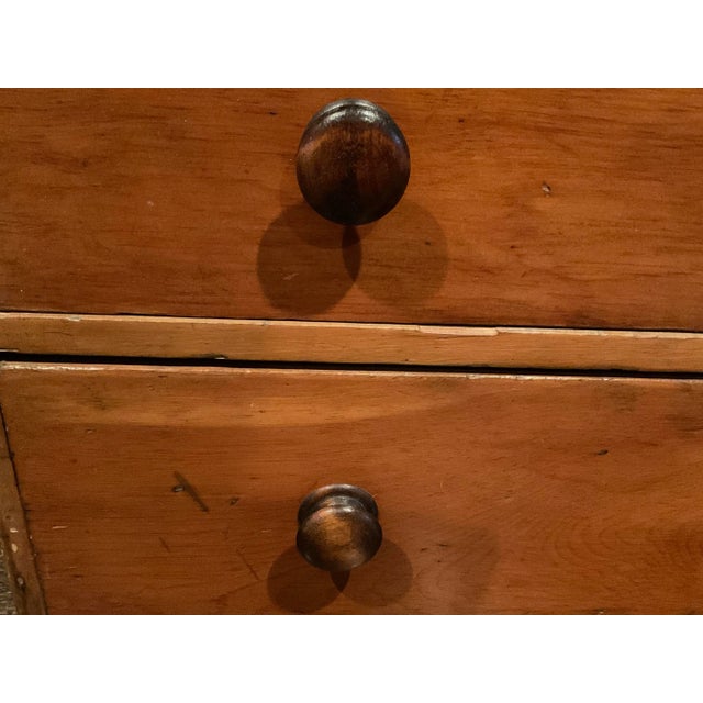 American Mid 19th Century Primitive Antique Mule Blanket Primitive Trunk For Sale - Image 3 of 5