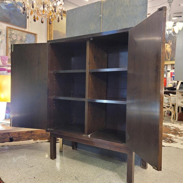 Art Deco Wooden Bar Cabinet, France, 1940s For Sale - Image 11 of 18