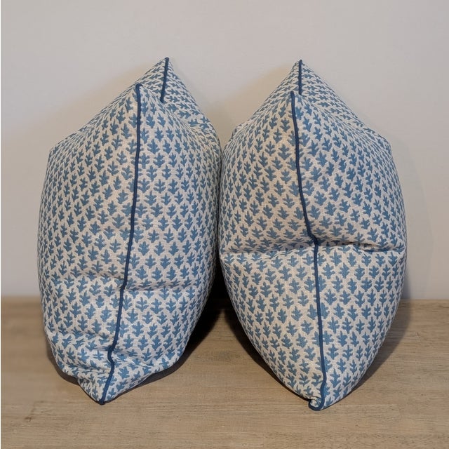 Not Yet Made - Made To Order Sister Parish Burma Performance Pillows in Seaglass With Cord For Sale - Image 5 of 6