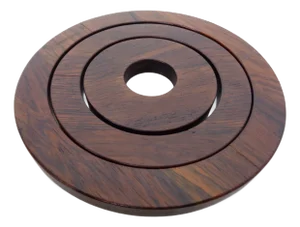 Danish Rosewood Coasters, 1960s, Set of 3