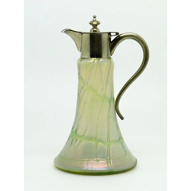 Art Nouveau Carafe from Pallme Konig, Czechoslovakia, 1890s For Sale - Image 10 of 12