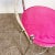 Regency Faux Bamboo Chrome and Pink Low Stool For Sale - Image 9 of 11