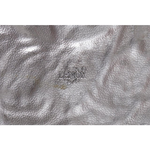 Silver Late 20th Century Lenox Pewter Turkey Serving Platter For Sale - Image 8 of 8