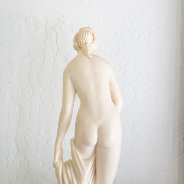 Greek Goddess Nude Resin Sculpture Made in Italy | Venus or Aphrodite For Sale - Image 6 of 12