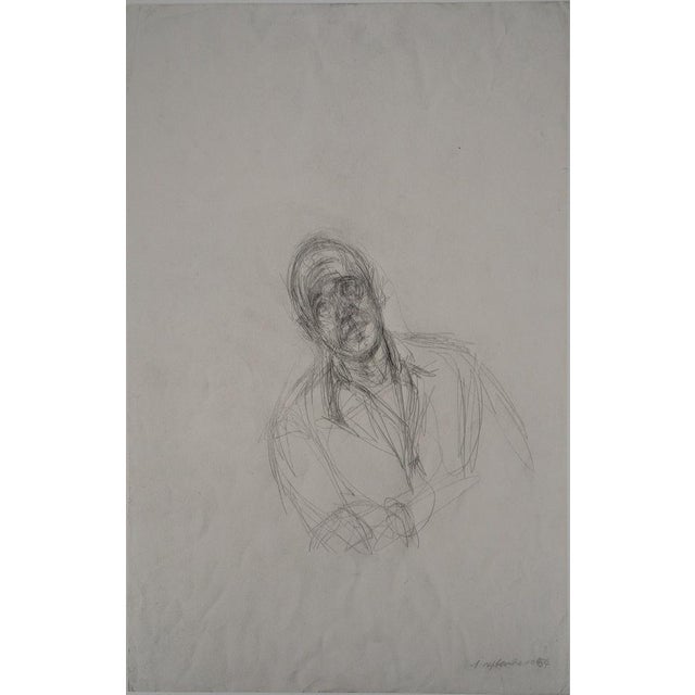 Alberto Giacometti, Portrait de Jean Gênet, Lithograph For Sale - Image 5 of 5