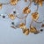 Large Gilt Metal Ceiling Lamp with Leaves and Flowers, 1960s For Sale - Image 4 of 7