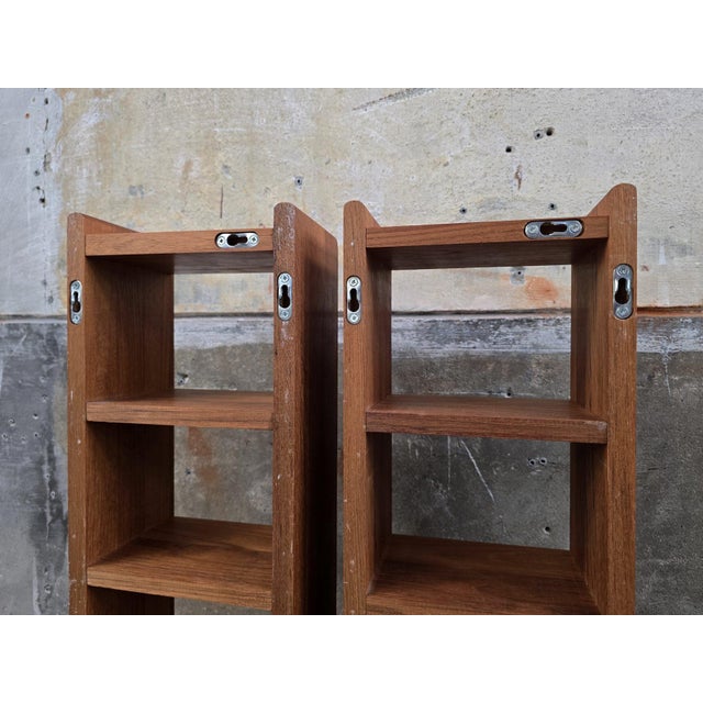 Brown Danish CD Storage Rack in Teak, 1980s For Sale - Image 8 of 12