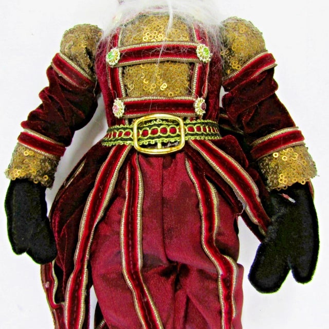 1990s Two Katherine's Collection Nutcracker Shelf Sitter Dolls Christmas Castle Theme For Sale - Image 10 of 12