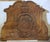 Large 19th Century French Cast Iron Fireback With Rampant Lion and Crown For Sale - Image 9 of 14