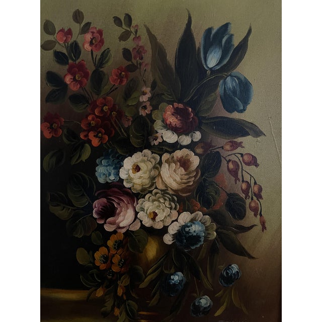 1970s Fracassi, Floral Still Life, 1970s, Oil on Canvas, Framed For Sale - Image 5 of 11