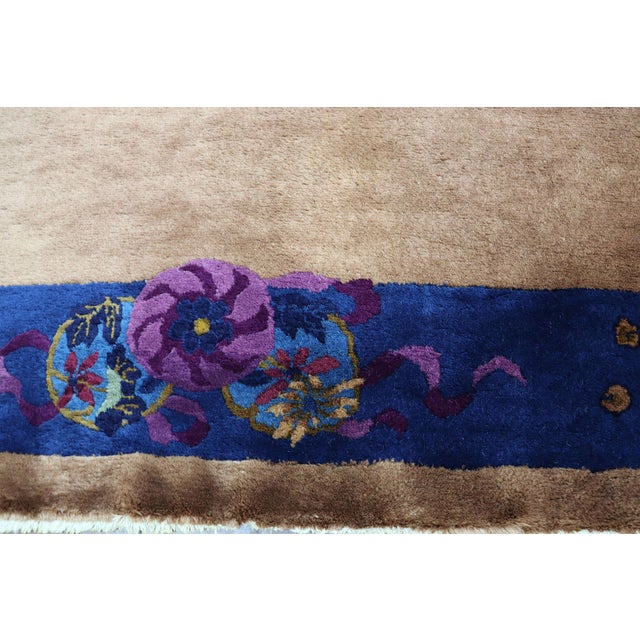 Art Deco Antique Art Deco Chinese Rug For Sale - Image 3 of 13