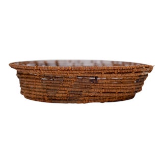 Antique Native American Style Loose Woven Basket For Sale