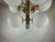 Metal Mid-Century Atomic Brass 9-Arm Chandelier, 1970s For Sale - Image 7 of 15