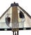 American Pair Arts & Crafts Style Metal & Glass Table Lamps. u.s.a. Late 20th Century. For Sale - Image 3 of 11