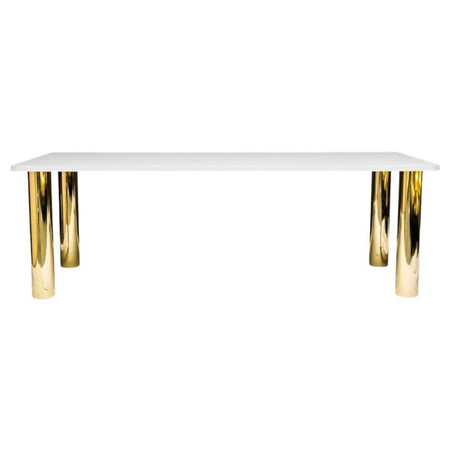 Jazz Rectangular Table in Powder-Coated Aluminum by Altreforme For Sale - Image 10 of 10