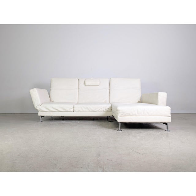 Postmodern Moule Corner Sofa in Leather from Brühl For Sale - Image 3 of 15