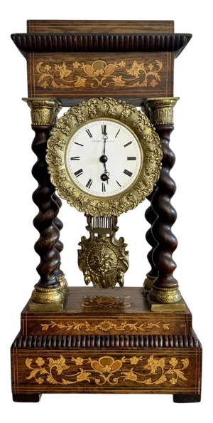Antique Victorian French Portico Clock, 1880