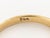 Metal Modernist Emerald and Diamond 14k Yellow Gold Band Ring For Sale - Image 7 of 8