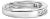 .925 Sterling Silver 1/3 Cttw Baguette Cut Diamond Channel Set Stackable Wedding Ring (H-I Color, I1-I2 Clarity) - Size 6-3/4 For Sale