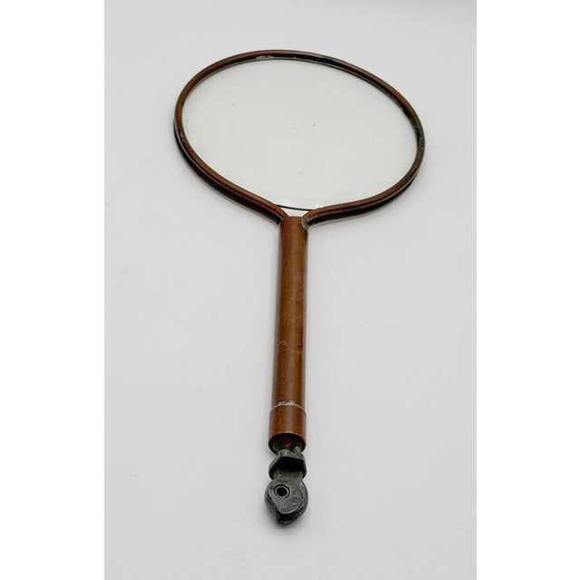 Large Industrial Copper Inspection Magnifier, Machine Age Optical Instrument For Sale - Image 12 of 12