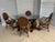 Glass Vintage Pineapple Pedestal Glass Top Dining Table For Sale - Image 7 of 12