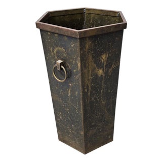 1950s Frederick Cooper Copper Umbrella Stand For Sale