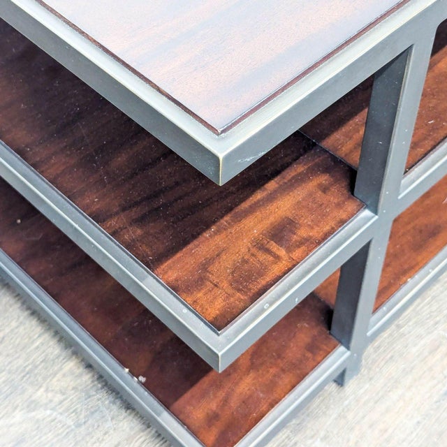 2000 - 2009 Restoration Hardware Three Tier Coffee Table For Sale - Image 5 of 6