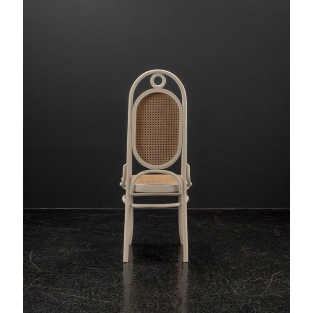 Lange Jan Chairs in White Bentwood from FMG Radomsko, 1940s, Set of 6 For Sale - Image 10 of 18