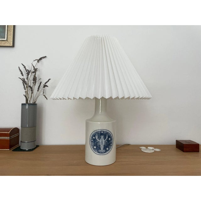 Danish Ceramic Table Lamp by Fog & Morup for Royal Copenhagen, 1970s For Sale - Image 11 of 11