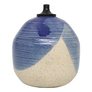 Scandinavian Oil Lamp in Ceramic For Sale