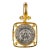 Ancient Greek Drachm [Coin] Pendant W 22 Karat Gold Setting For Sale