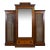 Late Victorian Walnut Armoire Wardrobe For Sale