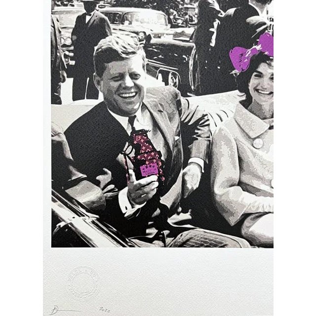 Pop Art Death Nyc - John and Jacqueline Kennedy - Limited Edition With Certificate For Sale - Image 3 of 5