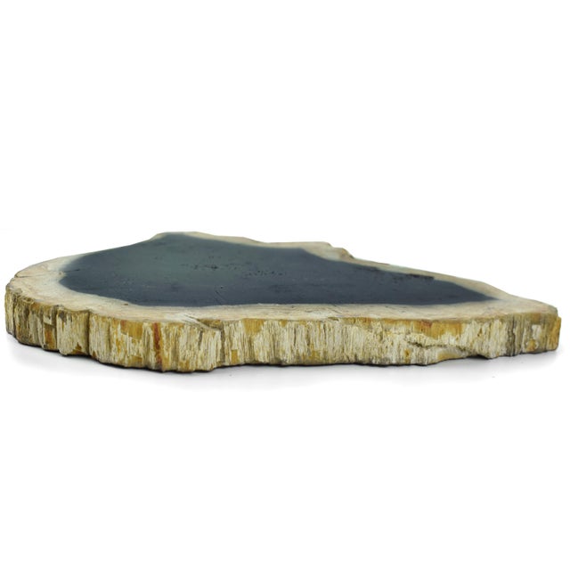 Contemporary Mid 20th Century Solid Stone Slab Serving Cheese Charcuterie Board or Decorative Piece For Sale - Image 3 of 7
