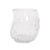 Transparent Portage Ice Clear Abstract Glass Vase- Short For Sale - Image 8 of 11
