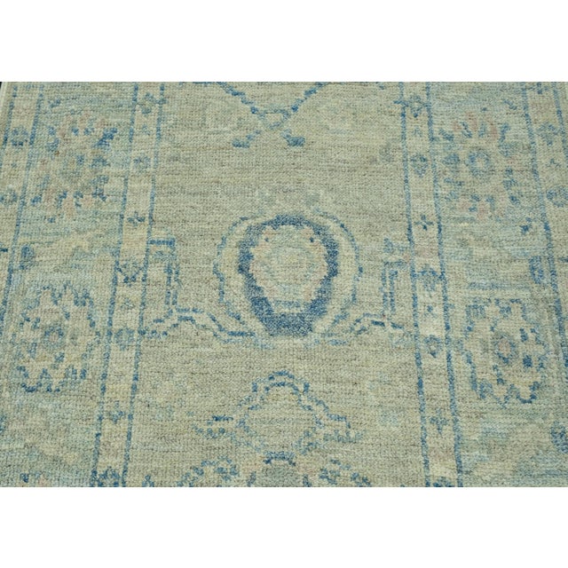 Turkish Oushak Runner Rug 2'10" x 16'6" #17908 For Sale In Houston - Image 6 of 8