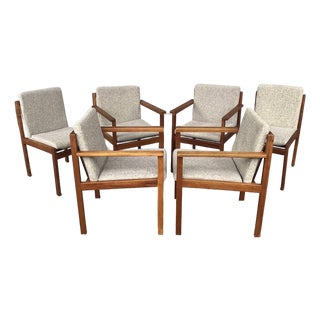 C. 1950s Arden Riddle Mid-Century Dining Chairs - Set/6 For Sale