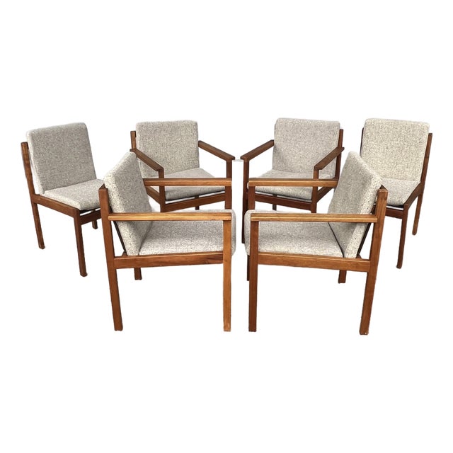 C. 1950s Arden Riddle Mid-Century Dining Chairs - Set/6 For Sale