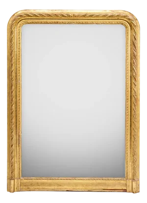 Mirror with Faux Ribbon Frame