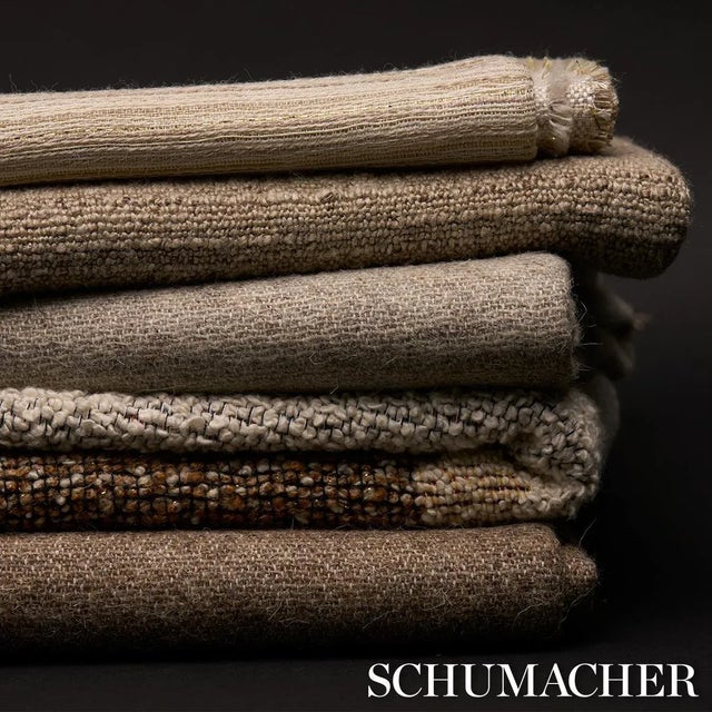 2020s SAMPLE - Schumacher Liora Linen Ombre Fabric In Natura For Sale - Image 5 of 5