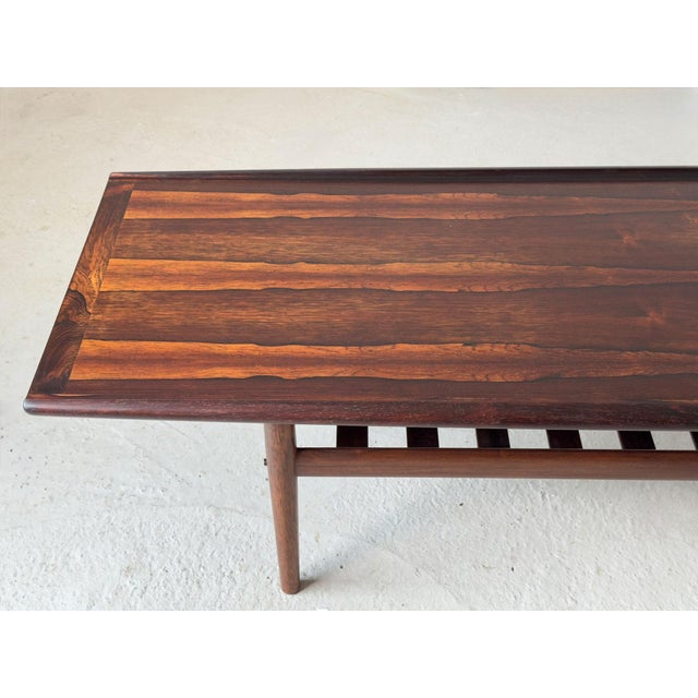 Danish Rosewood Coffee Table attributed to Svend Aage Eriksen for Glostrup, 1960s For Sale - Image 9 of 18