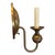 Vintage Brass Sconce For Sale - Image 4 of 4
