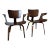 Mid 20th Century Walnut Finish Bentwood Dining/Accent Chair - Set of 2 For Sale