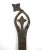 Antique black smithed hand hammered iron door strap hinges. They have been painted with brown paint. They are in good...