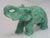 Figurative Vintage Miniature Well-Carved Uncommon Amazonite Stone, Lucky Elephant! For Sale - Image 3 of 13