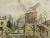 1940s R. Holstein, Vintage French Watercolor Landscape - Moulin De La Galette, Paris For Sale - Image 5 of 5