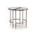 This piece is available only as shown, and will ship in 2-3 weeks. Chic and petite, this demilune table can be use singly...